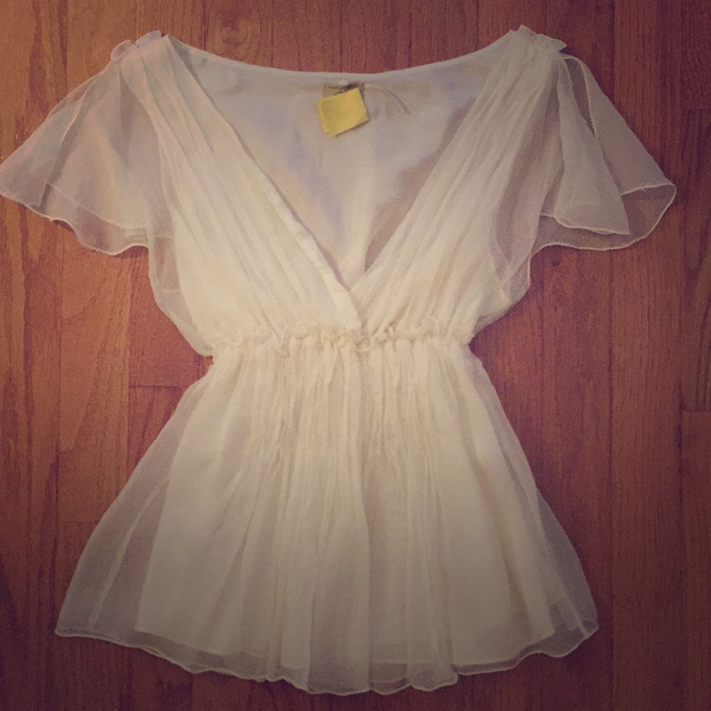 Dainty silk top